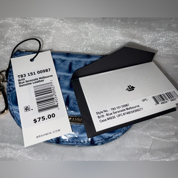 Brahmin Britt Blue Serenade, NWT - Picture 6 of 10